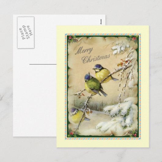 Vintages Weihnachten (Vorne/Hinten)