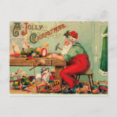 Vintages Weihnachten an Sankt Werkstatt (Vorderseite)