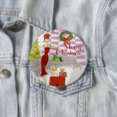Vintages Weihnachten Button (Beispiel)