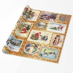 Vintages Weihnachten Geschenkpapier