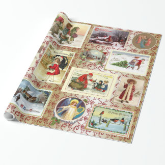 Vintages Weihnachten Geschenkpapier