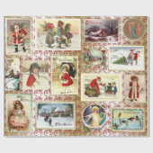 Vintages Weihnachten Geschenkpapier (Flach)
