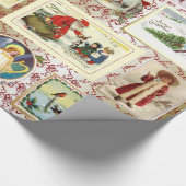 Vintages Weihnachten Geschenkpapier (Ecke)
