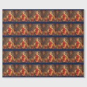 Vintages Weihnachten Geschenkpapier (Flach)