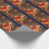 Vintages Weihnachten Geschenkpapier (Ecke)