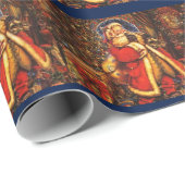 Vintages Weihnachten Geschenkpapier (Rolleneckpunkt)