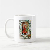 Vintages Weihnachten Kaffeetasse (Links)