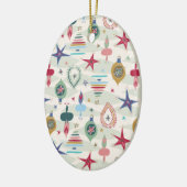 Vintages Weihnachten Keramikornament (Links)