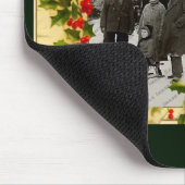 Vintages Weihnachten Mousepad (Ecke)