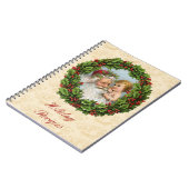 Vintages Weihnachten Notizblock (Linke Seite)