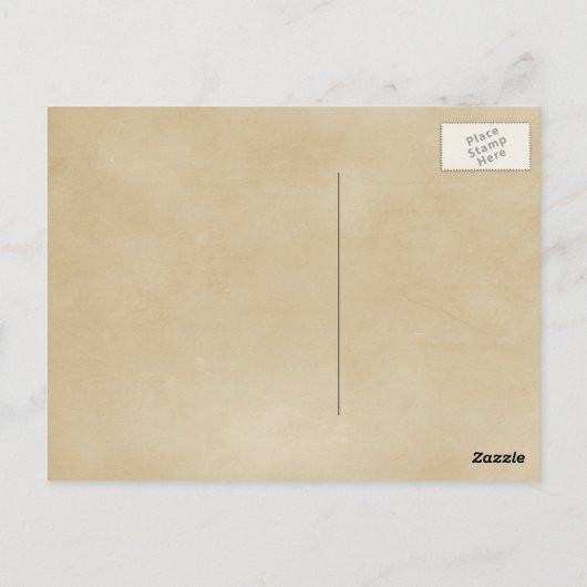 Vintages Weihnachten Postkarte (Rückseite)