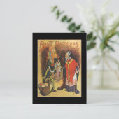 Vintages Weihnachten Sint Nicolaas (Stehend Vorderseite)