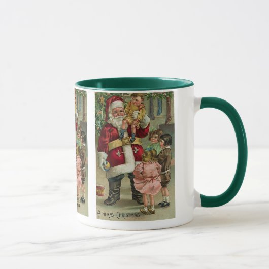Vintages Weihnachten Tasse (Rechts)