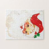 Vintages Weihnachts-Niedlich-Weihnachtspuzzle Puzzle (Horizontal)