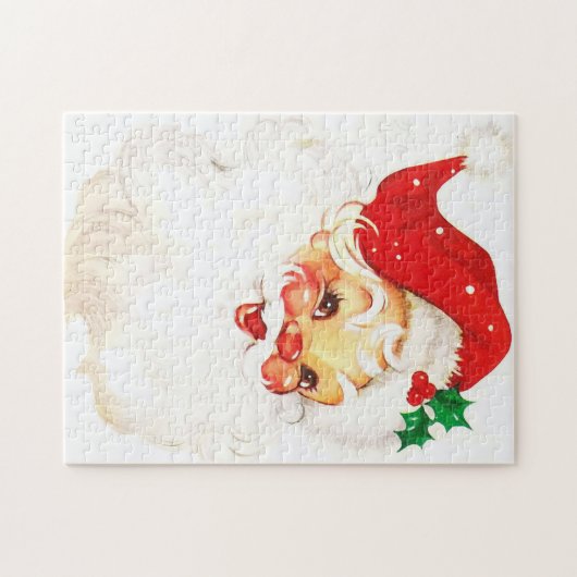 Vintages Weihnachts-Niedlich-Weihnachtspuzzle Puzzle (Horizontal)