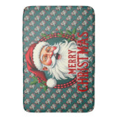 Vintages Weihnachtsbild Badematte (Vorderseite Vertikal)