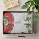 Vintages Weihnachtsbuch Seidenpapier (Geschenk)