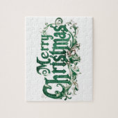 Vintages Weihnachtsdesign2 Puzzle (Vertikal)