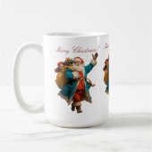 Vintages Weihnachtsdesign Kaffeetasse (Links)