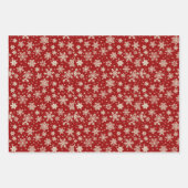 Vintages Weihnachtsdorf II Geschenkpapier Set (Vorderseite 2)