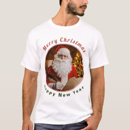 Vintages Weihnachtsfest des Weihnachtsmannes T-Shirt