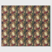 Vintages Weihnachtsfest Geschenkpapier (Flach)