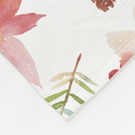 Vintages Weihnachtsgebäck Fleecedecke (Ecke)