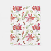 Vintages Weihnachtsgebäck Fleecedecke (Vorderseite)