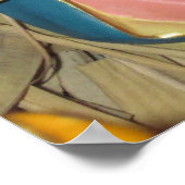 Vintages Weihnachtsgebäck für Krippenjäger Poster (Ecke)