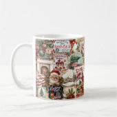 Vintages Weihnachtsgebäck Kaffeetasse (Links)