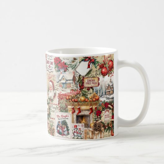 Vintages Weihnachtsgebäck Kaffeetasse (Rechts)