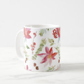 Vintages Weihnachtsgebäck Kaffeetasse (Vorderseite Links)