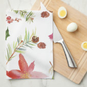 Vintages Weihnachtsgebäck Küchentuch (Viertel Falte)