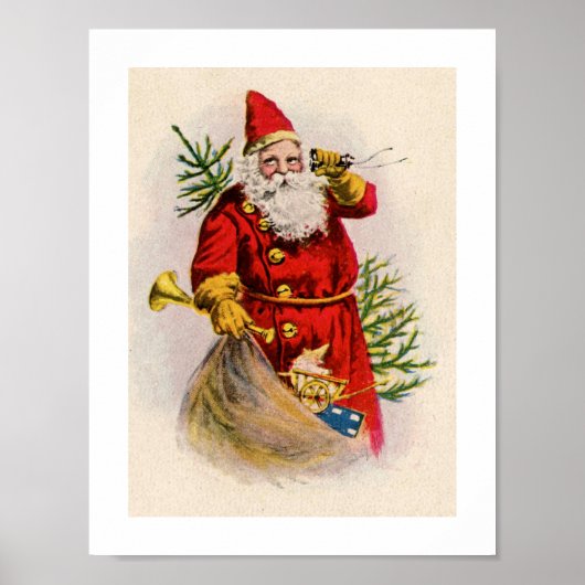 Vintages Weihnachtsgebäck Poster (Vorne)