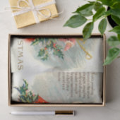 Vintages Weihnachtsgedicht Seidenpapier (Geschenk)