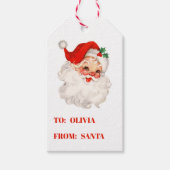 Vintages Weihnachtsgeschenk Geschenkanhänger (Vorderseite)