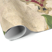 Vintages Weihnachtsgeschenkpapier Geschenkpapier (Rolleneckpunkt)