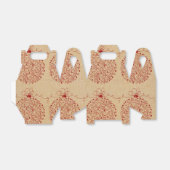 Vintages Weihnachtsgeschmuckmuster Geschenkschachtel (Ungefaltet)