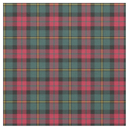 Vintages Weihnachtskariertes Muster Stoff (Nahaufnahme)