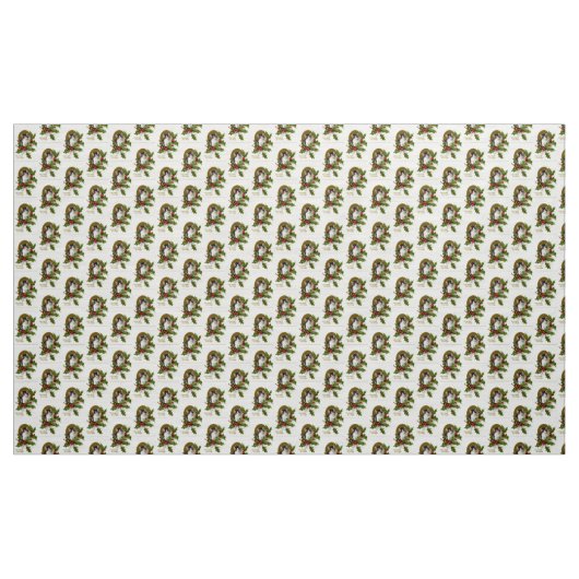 Vintages Weihnachtskätzchen-Gewebe Stoff (Yard (91,4 cm))
