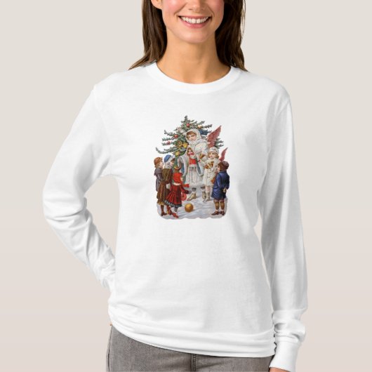 Vintages WeihnachtsLongsleeved Shirt (Vorderseite)