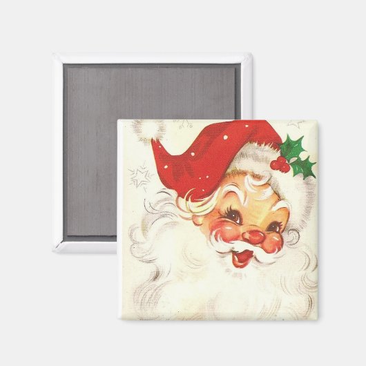 Vintages Weihnachtsmagnet Magnet (Vorderseite/Rückseite)