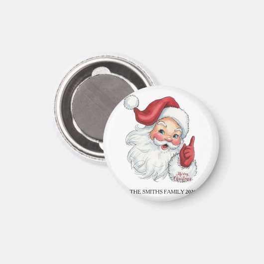 Vintages Weihnachtsmagnet Magnet (Vorderseite/Rückseite)