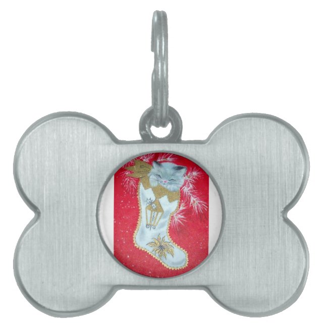 Vintages Weihnachtsmitte- des Tiermarke (Vorderseite)