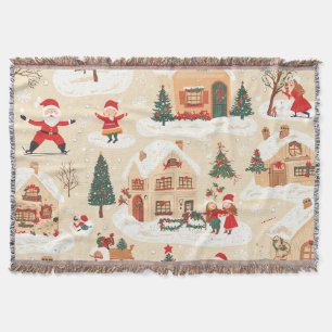 Vintages Weihnachtsmuster aus Holz (19) Decke