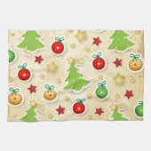 Vintages Weihnachtsmuster Geschirrtuch (Horizontal)