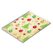 Vintages Weihnachtsmuster Notizblock (Linke Seite)