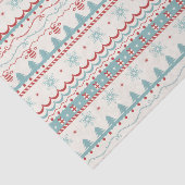 Vintages Weihnachtsmuster Seidenpapier (Ausschnitt)