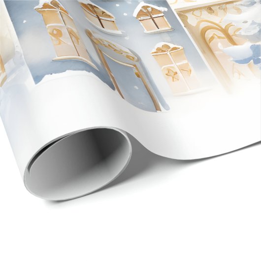 Vintages Weihnachtspapier für das Weihnachtsgebäck Geschenkpapier (Rolleneckpunkt)