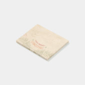 Vintages Weihnachtspapier Post-it Klebezettel (angewinkelt)